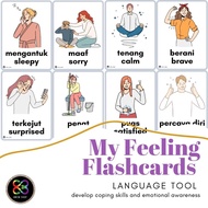 My Feelings Cards (SOFT COPY) Speech Therapy / Emotions / Flash Card / Feelings / AUTISM