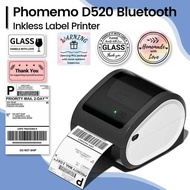 Phomemo D520BT Wireless BT Thermal Printer for Small Shipping Business Package 4x6" Label Maker
