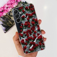 เคสสำหรับ Samsung Galaxy A16 5G เคส SM-A166B ทาสีทันสมัย6.7 เคสโทรศัพท์ซิลิโคนใสสำหรับ Samsung A16เค