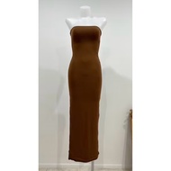 Forward Brown Strapless Atita Dress