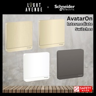 Schneider Electric AvatarOn 1 Gang Intermediate Switches