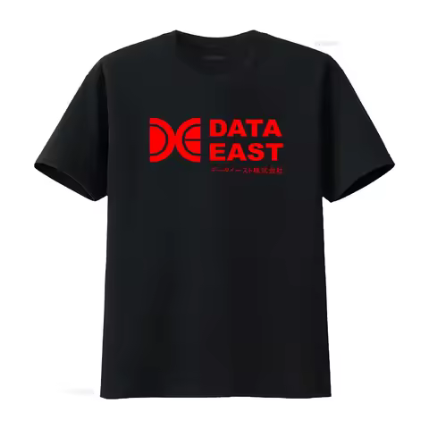 Data East Vintage Video Game Inspired T Shirt for Gaming Enthusiasts Retro Japan Burger Time Design 