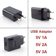 Universal 5V 1A 2A 3A USB Power Adapter Mobile Phone Charger Electrical Socket EU Plug Travel Charger Adapter