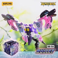 52TOYS BEASTBOX BB-56 BULLET Mecha Deformation Action Figure Portable Model