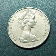 New Zealand QE II 10 Cent / 1 Shilling 1967