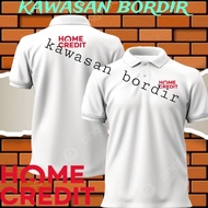 POLO shirt home credit home credit shirt home credit uniform home credit shirt full embroidery..
