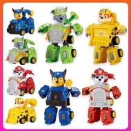 4 Styles Paw Patrol Transformer Robot Car Educational Toys For Kids