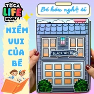 Dollhouse paper toys, Tocaboca paper toys, DIY toys for girls