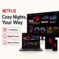 Netflix Account 1/2/3/6 Months Access Akaun Netflix 30 Hari Digital Streaming One Device Login Cozy 