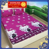2mx2m2 kitty polka dot bed sheet set