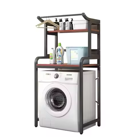 Washing machine rack Automatic washing machine rack Drum pulsator flip cover Shelf storage rack abov