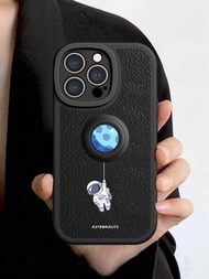 1 Funda Esférica Para Teléfono Móvil Negra Sólida De Astronauta Con Soporte Para Iphone 11, Linda Funda De Protección Con Soporte Giratorio Para Anillo Para Iphone 13 De 6,1 Pulgadas, Funda De Teléfono Suave Para Iphone 14 Pro Max, Funda De Teléfono De Protección De Lente Para Galaxy A15/galaxy A51/galaxy A54/galaxy A33/galaxy A34, Funda De Teléfono Galaxy S24 Ultra/galaxy S23 Ultra Con Soporte De Anillo, Funda Encantadora Y Flexible Para Galaxy A15/a05/a05s, Funda A Prueba De Golpes Oppo Reno 6 Lite, Funda De Moda Premium Ultrafina Para Redmi 13c.