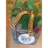 Zhulian (BT5101) Hand Chain 24K Gold Saduran. Zhulian Bracelet 24K Gold Plated.