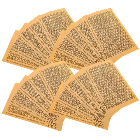 20 Sheets Diy Money Saving Stickers For Euro Savings Jar Number Label Decoration Target Decals Self-