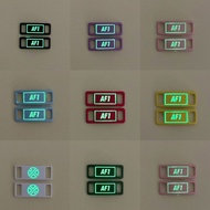 Luminous Shoelace Buckle AF1 Metal Plate Decorative Sneakers Iron Plate Small Accessories Men Women 