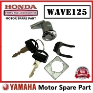 HONDA WAVE125 SEAT LOCK SWITCH SET 0 KUNCI KUSEN KUSYEN CUSION KUSION TEMPAT DUDUK SUIZ SUIS WAVE125