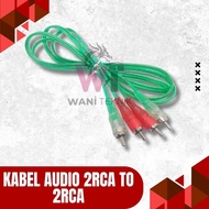 2RCA to 2RCA Audio Cable – 1.5M Male RCA Jack
