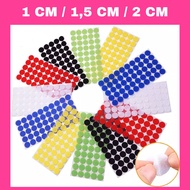 100 Pairs of round velcro (10mm) (15mm) (20mm) double side multi-purpose adhesive velcro tape 1cm 1.