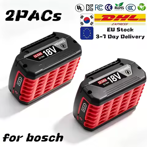For bosch 18V Battery 8Ah BAT618 BAT609 GBA18V80 for GDR 18V-215 GSB 185-LI EU Stock with BMS protec