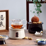 Surrounded Stove Teaware Tea Making Stove Household Chinese Ceramic Candle Heating Heating Stove Ins