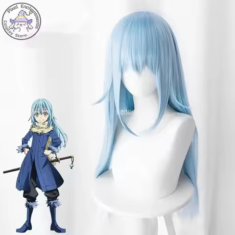 A.9;h'That Time I Got Reincarnated As A Slime Anime Rimuru Tempest Cosplay Costume Wig Mask Outfit H