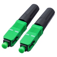 ~55mm FTTH 0.3dB CATV SC APC Optical Fiber Cable Fast Connector Fast Cold Connection Adapter For CAT