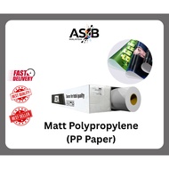 Dye base Synthetic Paper 180micron PP Paper 50m Roll material [PP-M(1)]