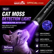 WARSUN 365nm UV Flashlight – Pet Urine & Money Detector, Rechargeable Torch