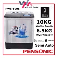 Pensonic 10KG Washing Machine Semi Auto Top Load Washer/Mesin Basuh Auto (PWS-1006) Mesin Basuh Manu