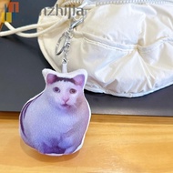 NANZHIJIA Oiiai Cat Pendant, Funny Fashion Vocal Cat Meme Keychain, Exquisite Kitty Plush Electric H