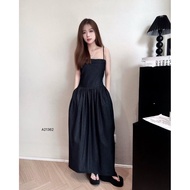 山本风气质感牛仔连身裙 Women Denim Dress Yamamoto Style Elegant Fashion 连身裙 A21362