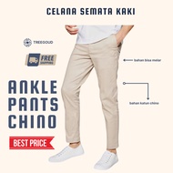 Men's Chino Ankle Pants Regular Fit Men's Ankle Pants Men's Long Chinos Pants Jumbo Ankle Pants Men'