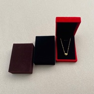 Combo of 10 folding velvet necklace boxes jewellery box size 10x7cm