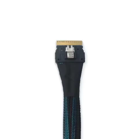 High Speed PCIe 4.0 SlimSAS SFF-8654 8i to SFF-8654 8i Cable-100CM or 70CM