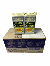 HUP SENG Cream Crackers  奶油饼干 ฮับเส็ง กดเลือกรสชาติที่ต้องการ รุ่นบรรจุ 428g 1ลัง/บรรจุจำนวน 12 แพค 