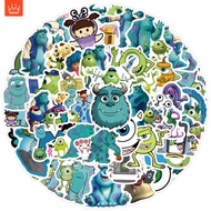 J· Monsters, Inc. Stickers Set Cartoon Graffiti Waterproof Decals Pack, 62 pcs/set