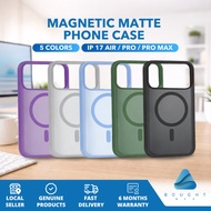 Magnetic Matte Phone Case Compatible for IP 17 Air / Pro / Pro Max – Slim Durable Protective Cover
