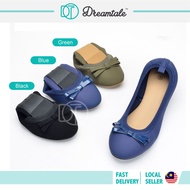Dreamtale Women Shoes Belle Pastel Ribbon Ballet Flats Foldable Flats Shoes Casual Flats WSO018