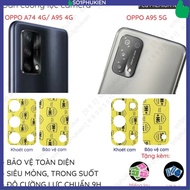 (Buy 1 get 1 free) Oppo A95 4G/ A74 4G/ A74 5G nano camera tempered film, transparent, super durable