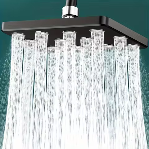 10-inch Overhead Shower Universal Large Shower Head Pressurized Anti-blocking Shower Head Bathroom H