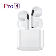 Pro4 TWS Wireless Headphones with Mic 9D Stereo Hifi Earbuds Fone Bluetooth Earphones Sport Running Earpiece for iPhone Xiaomi