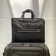 のTUMIの Ballistic nylon briefcase for men's laptop bag, business notebook slim luxury shoulder bag 2603110