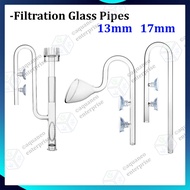 Aquarium Filter Glass Spin Jet Lily Pipe Surface Skimmer Inflow Outflow | lily pipe filter pipe