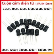 Electromagnetic Inductor 1.5A 8x10mm 3,3uH, 10uH, 33uH, 47uH, 68uH, 100uH, 150uH, 220uH, 330uH, 470u