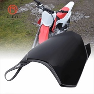 GREAT Front Number Plate, Black Front Mount Dirt Bike Number Plate, Durable Plastic Pit Bike Front P