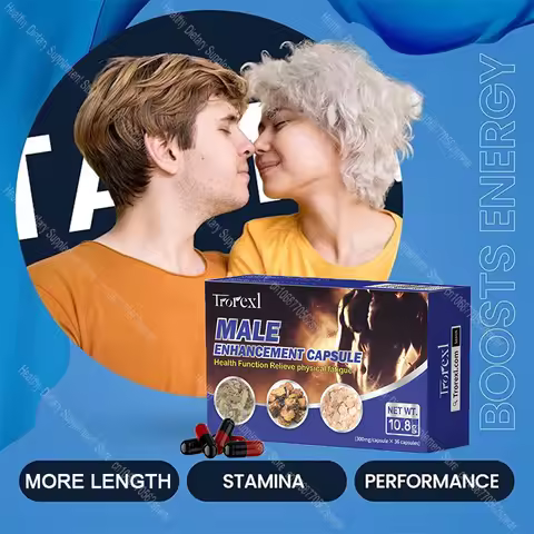 Epimedium Herbal Capsules for Mens, Natural Energy Male Enhancing Supplements, Strength & Performanc