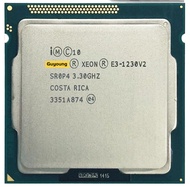 Xeon E3 V2 E3-1230 1230v2 E3 1230 V2 3.3 GHz ใช้เครื่องประมวลผลซีพียูสี่แกนขนาด8ม. 69W LGA 1155