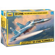 ZVEZDA 1/72 SU 27UB FLANKER C RUSSIAN COMBAT TRAINER AIRCRAFT 7294