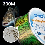 YOUNGSTAR 1Roll 300M 3D Invisible Spotted Fishing Line Strong Tensile Strength And Wear-Resistant Fi