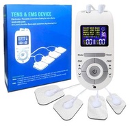 包送貨 -痛症治療機 電流按摩止痛儀TENS EMS 電子脈衝按摩儀 電流刺激按摩機 [平行進口] 白色